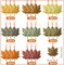 27 pieces Fall Thanksgiving Maple Leaf Hanging Ornaments Felt 3D Fall Decoration Harvest Fall Leaves Farmhouse Decorations for Tree Festival Party Supplies (Maple Leaf Style).